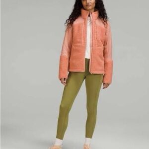 💛🧡 Lululemon Textured Fleece jacket 14 NWOT